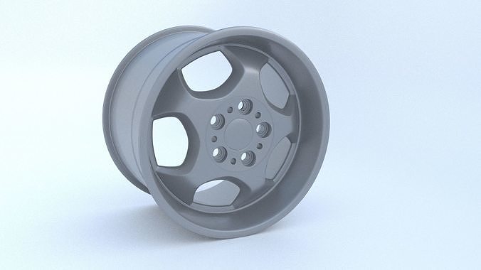 M Contour alloy rim 3D model