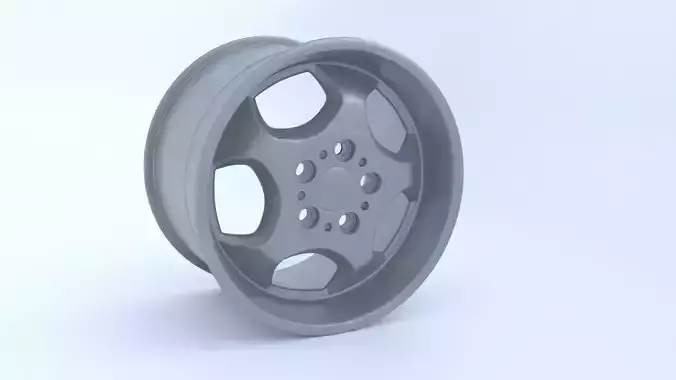 M Contour alloy rim 3D model