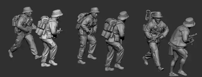 28mm US Rangers in Vietnam War 3D print model