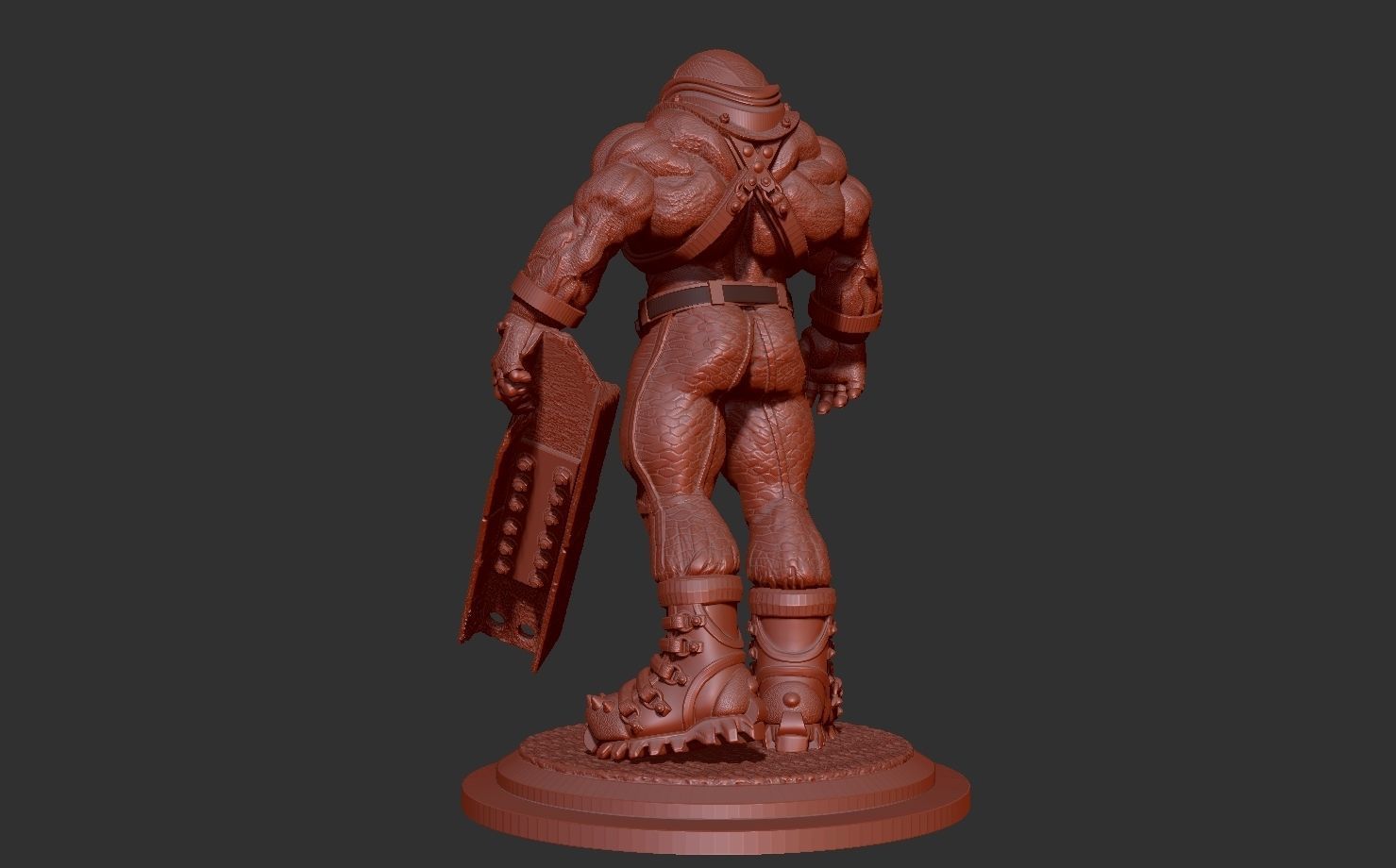 Juggernaut 3D print model_25