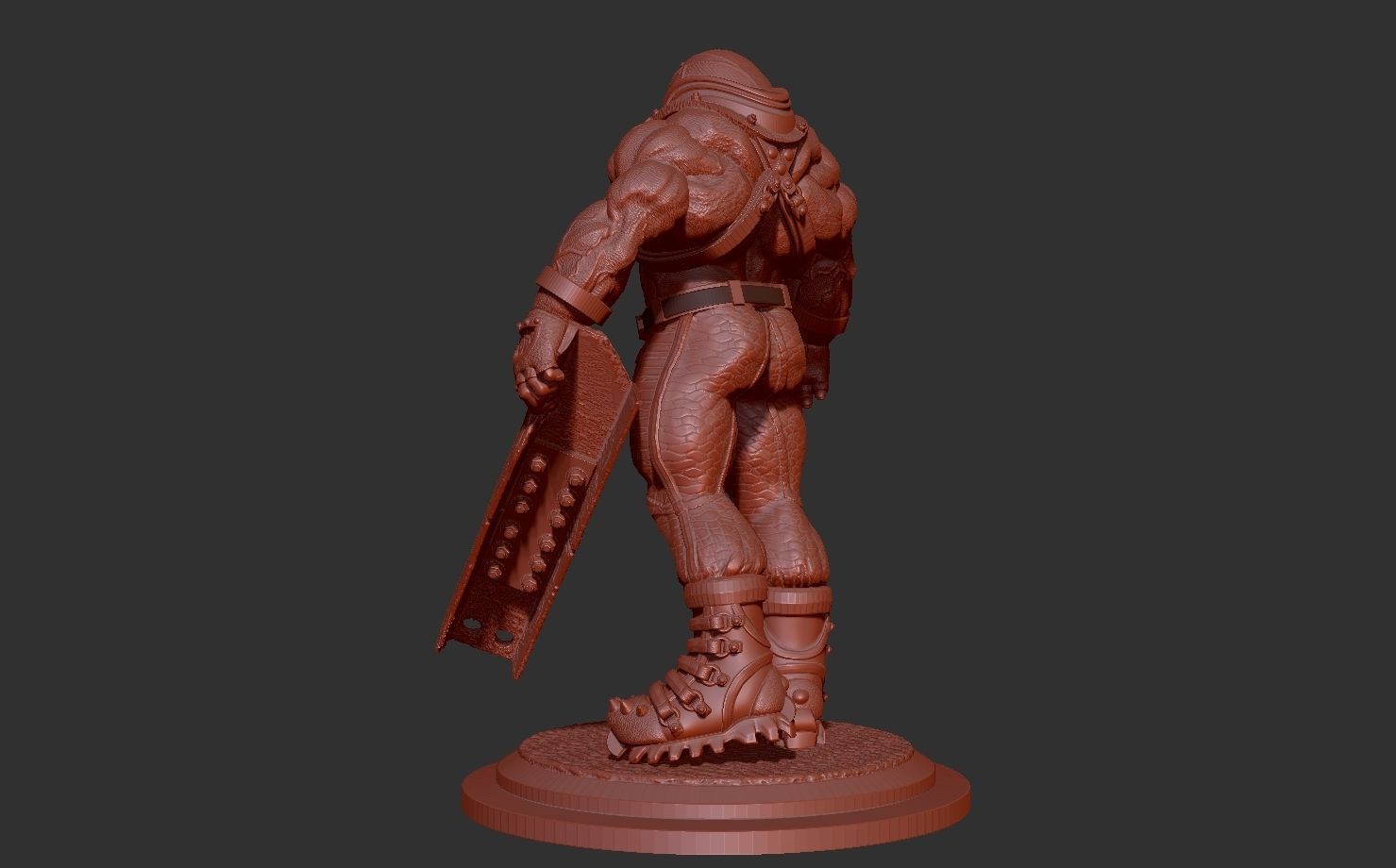 Juggernaut 3D print model_26