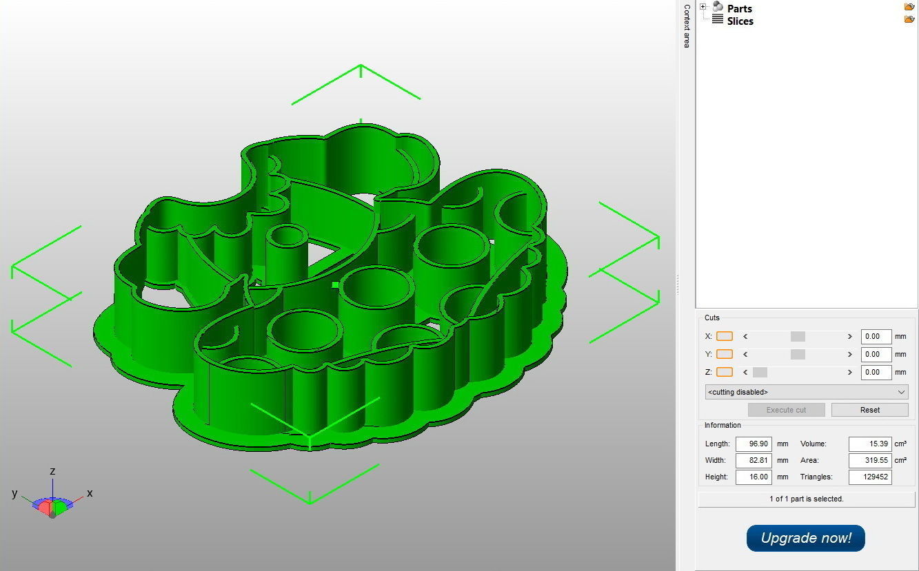 Minnie Mouse Dress Cookie Cutter 3D print model_2