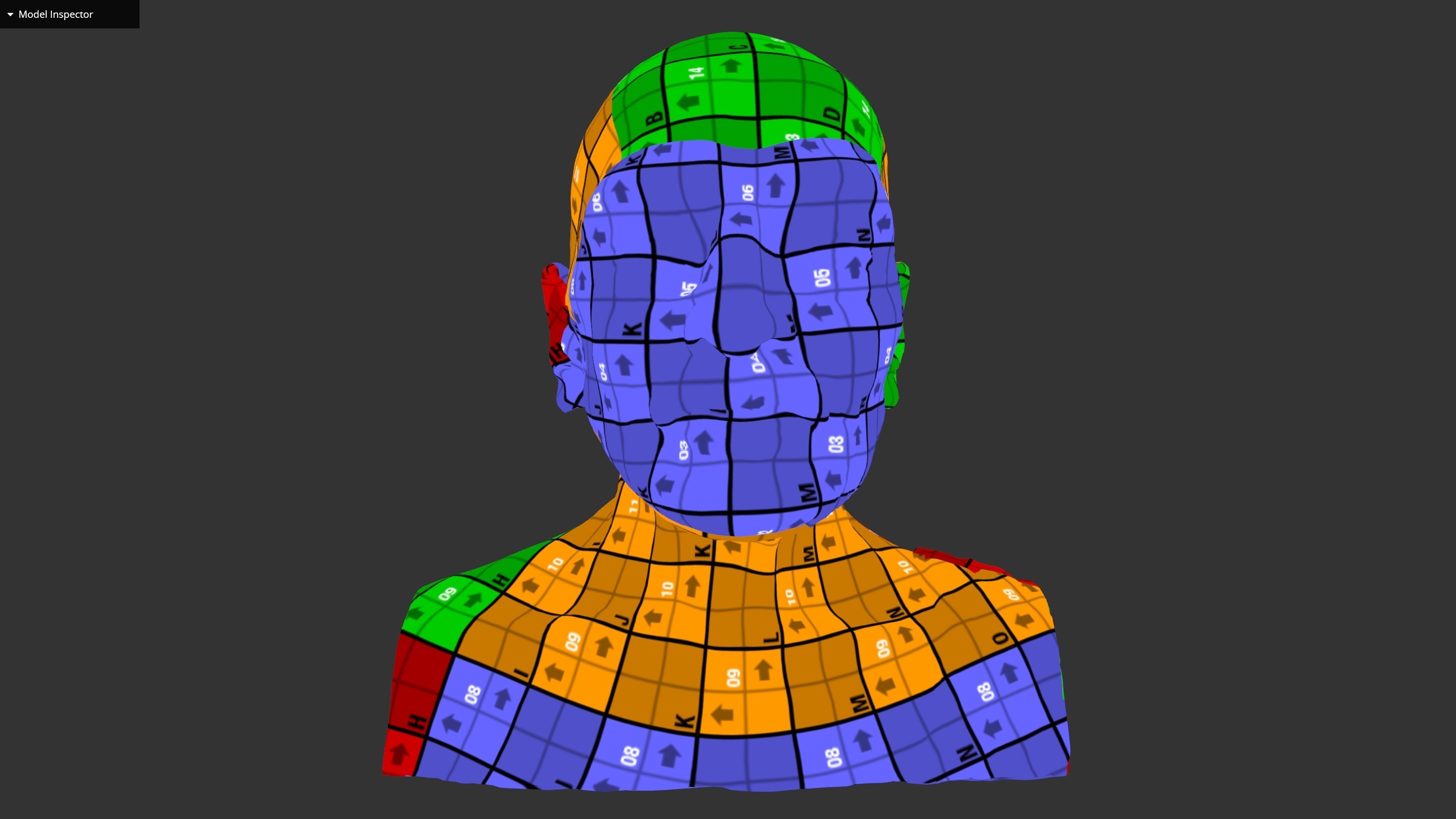 Gandhi by Enrique Garcia Low-poly 3D model_29