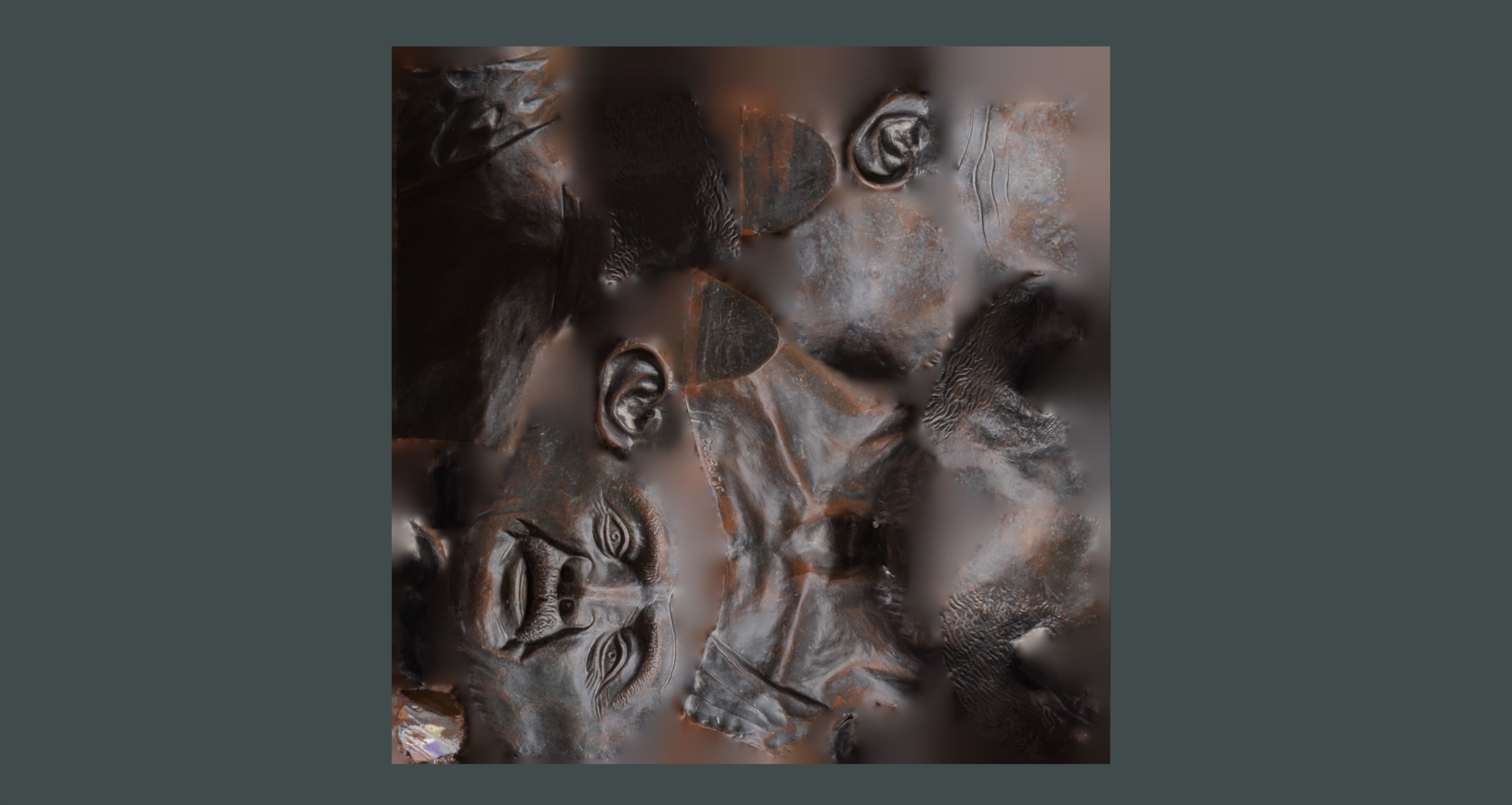 Gandhi by Enrique Garcia Low-poly 3D model_33