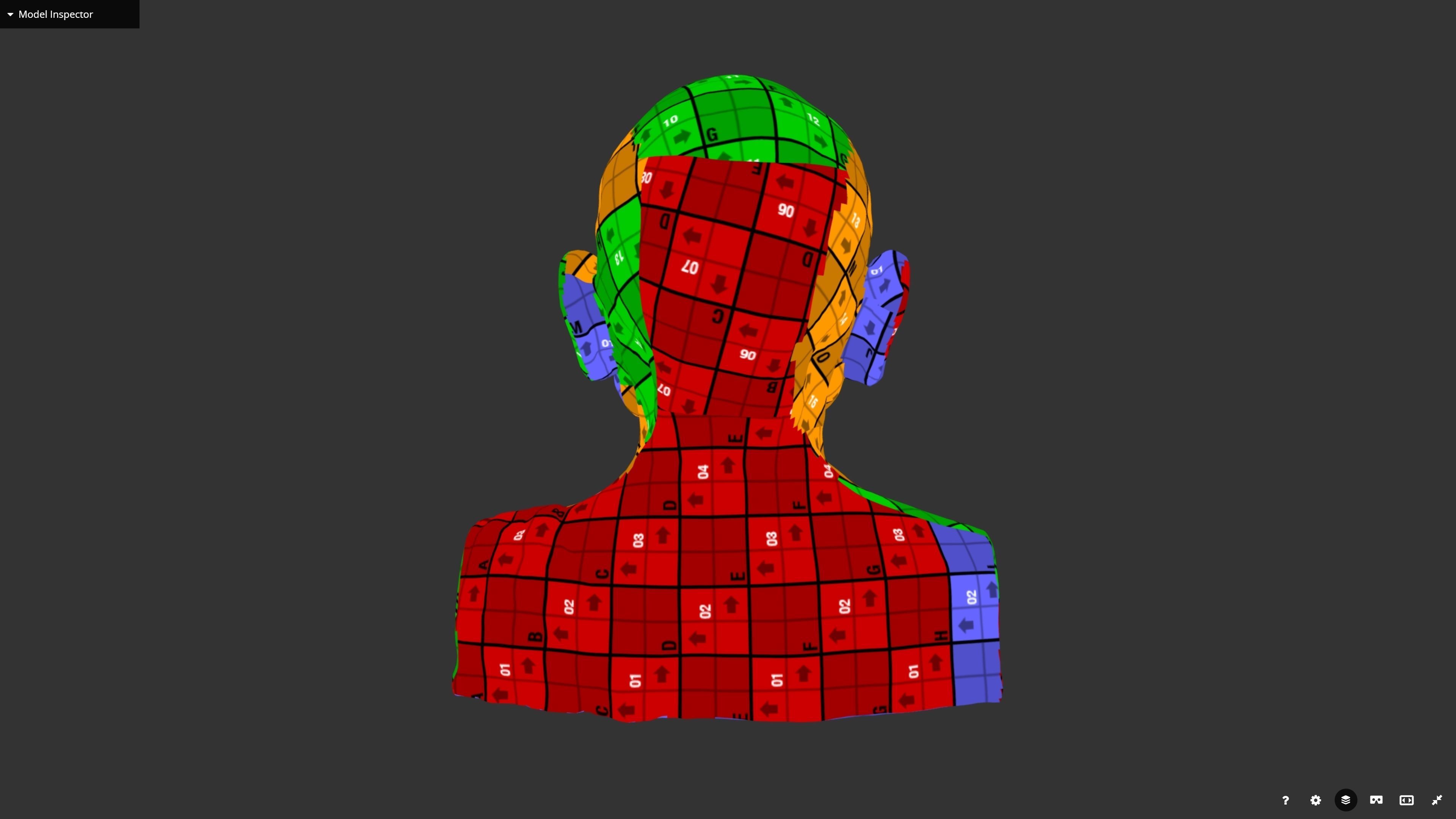 Gandhi by Enrique Garcia Low-poly 3D model_32