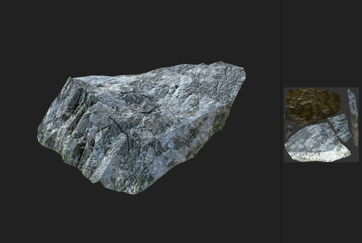 Stone 05 Set 01 PBR Low-poly 3D model_5