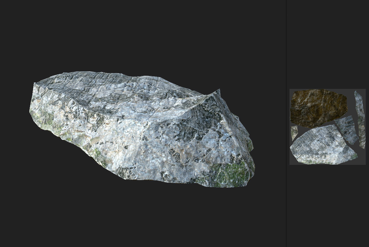 Stone 05 Set 01 PBR Low-poly 3D model_8