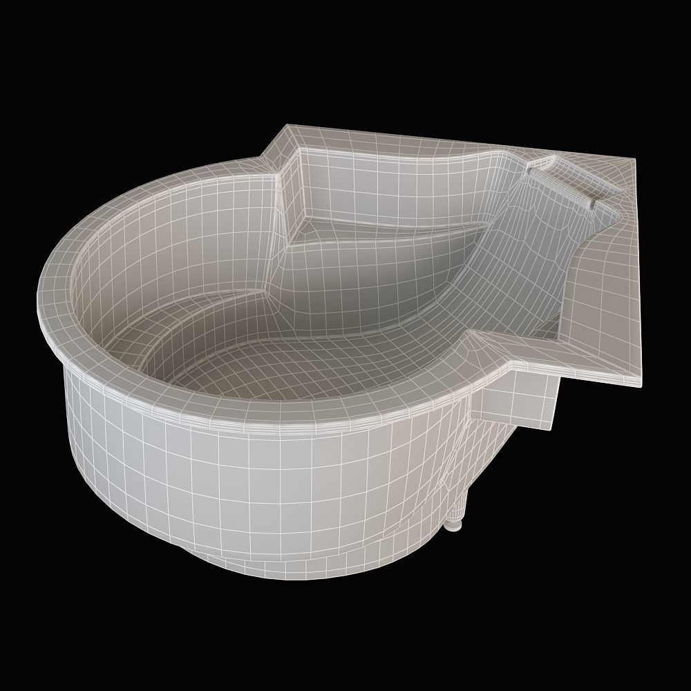 THG bathtub 3D model_4