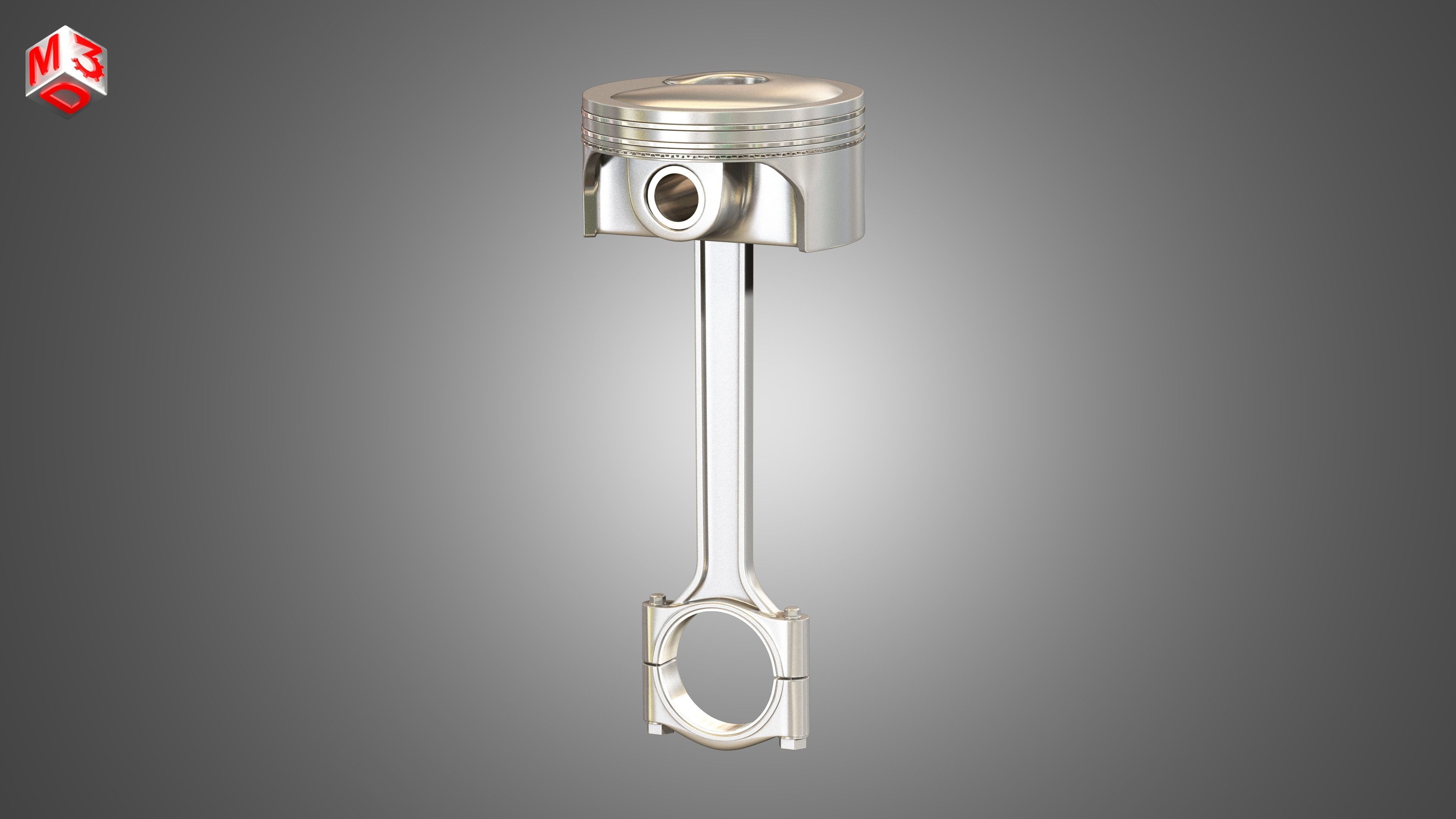 Piston 3D model_2