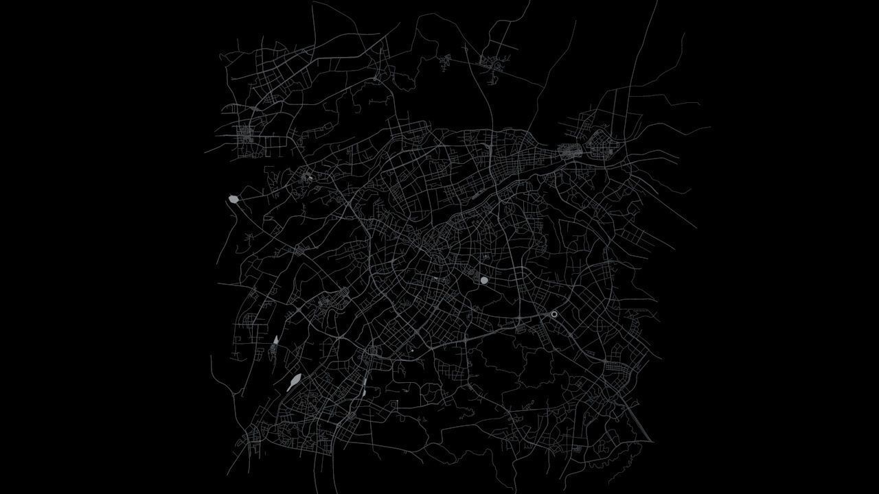 Dongguan Road Network and Streets 3D model_8