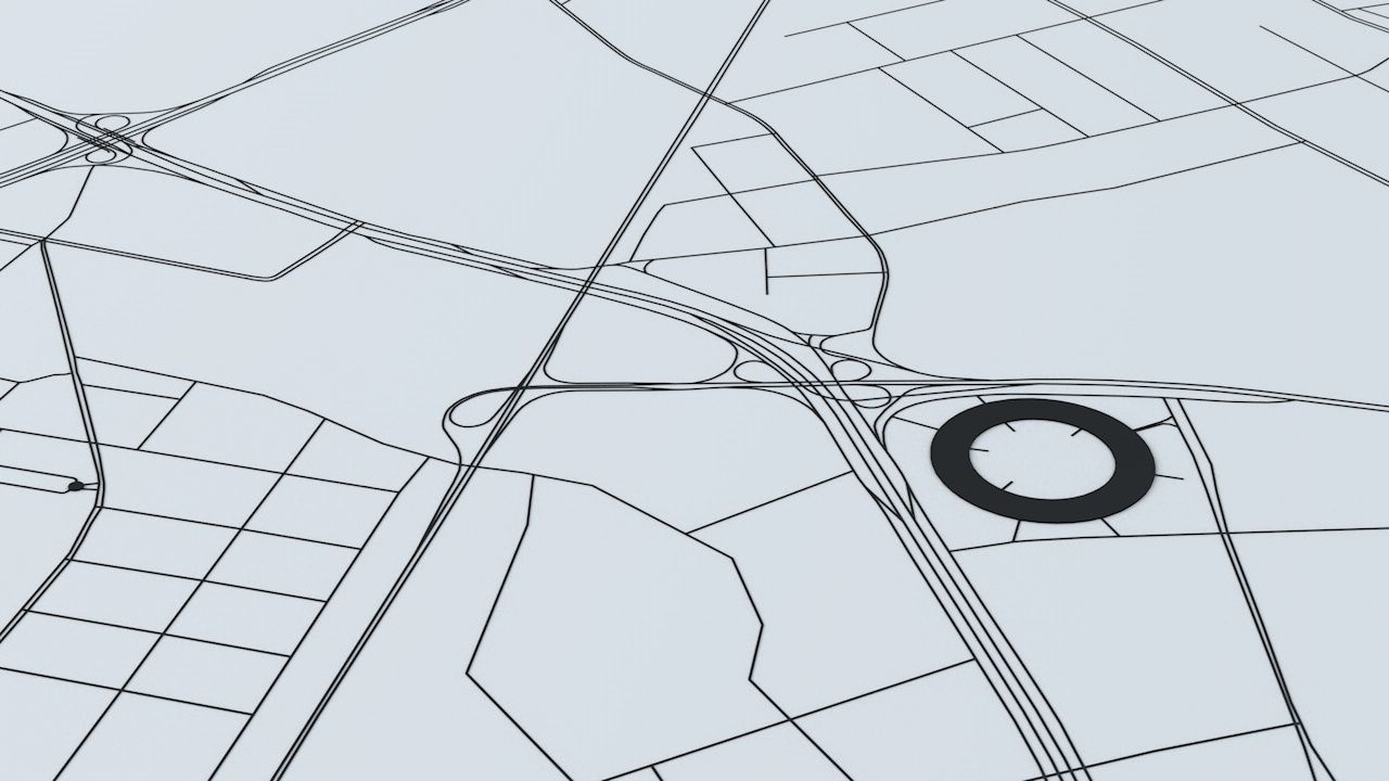 Dongguan Road Network and Streets 3D model_6