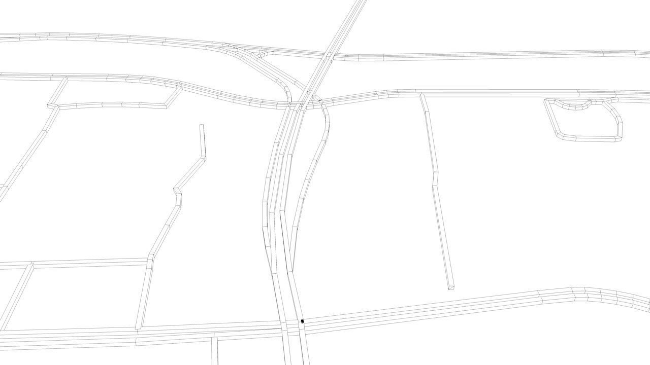 Dongguan Road Network and Streets 3D model_12