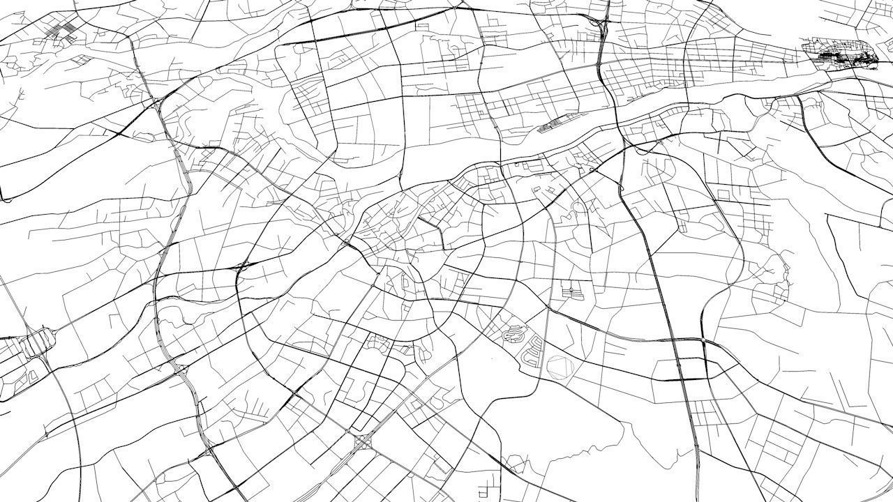 Dongguan Road Network and Streets 3D model_10