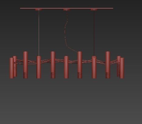 Delightfull chandelier 3D model_7