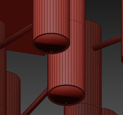 Delightfull chandelier 3D model_6