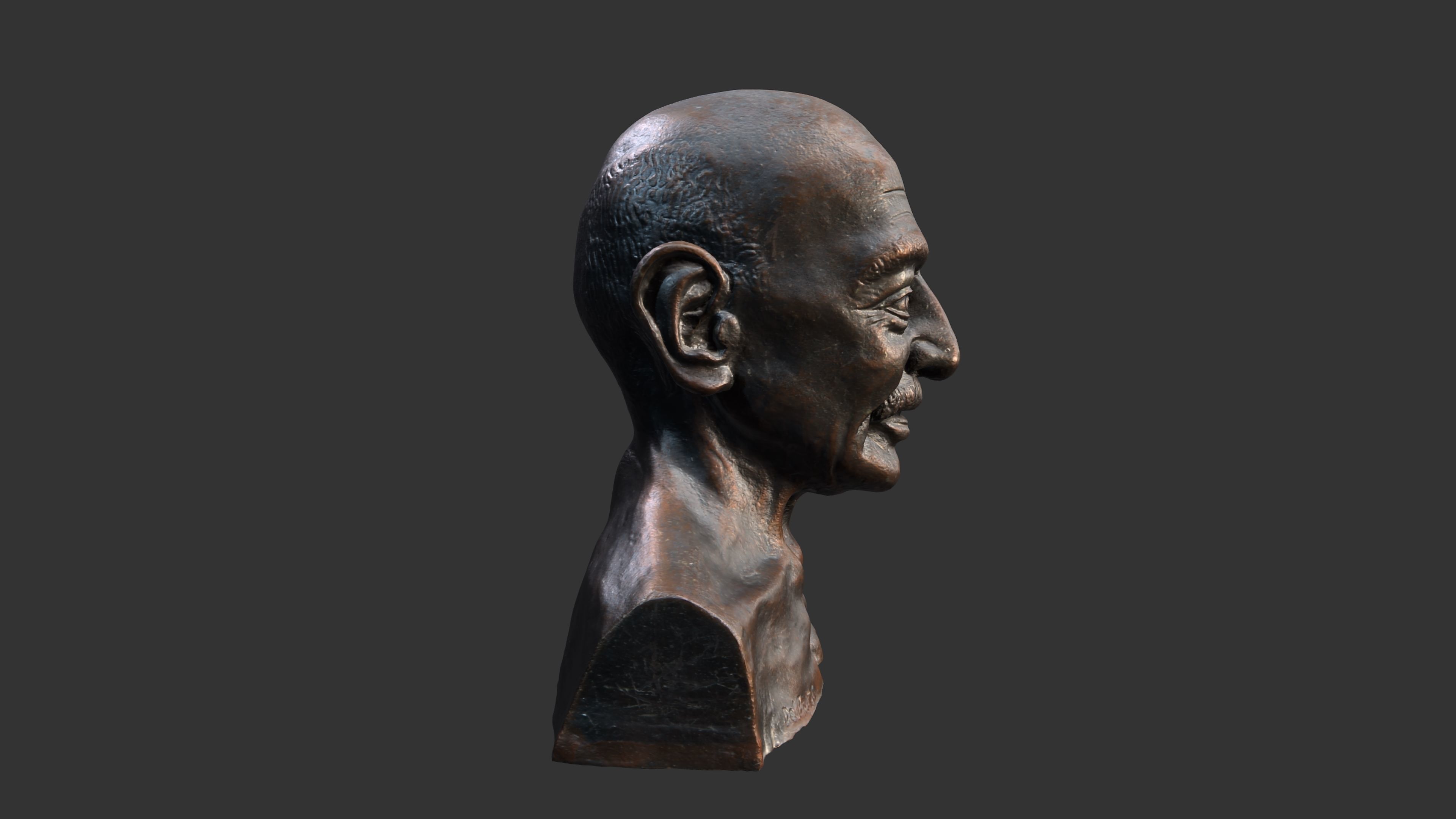 Gandhi by Enrique Garcia 3DP 3D print model_7