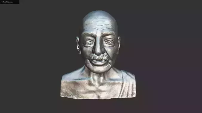 Gandhi by Enrique Garcia 3DP