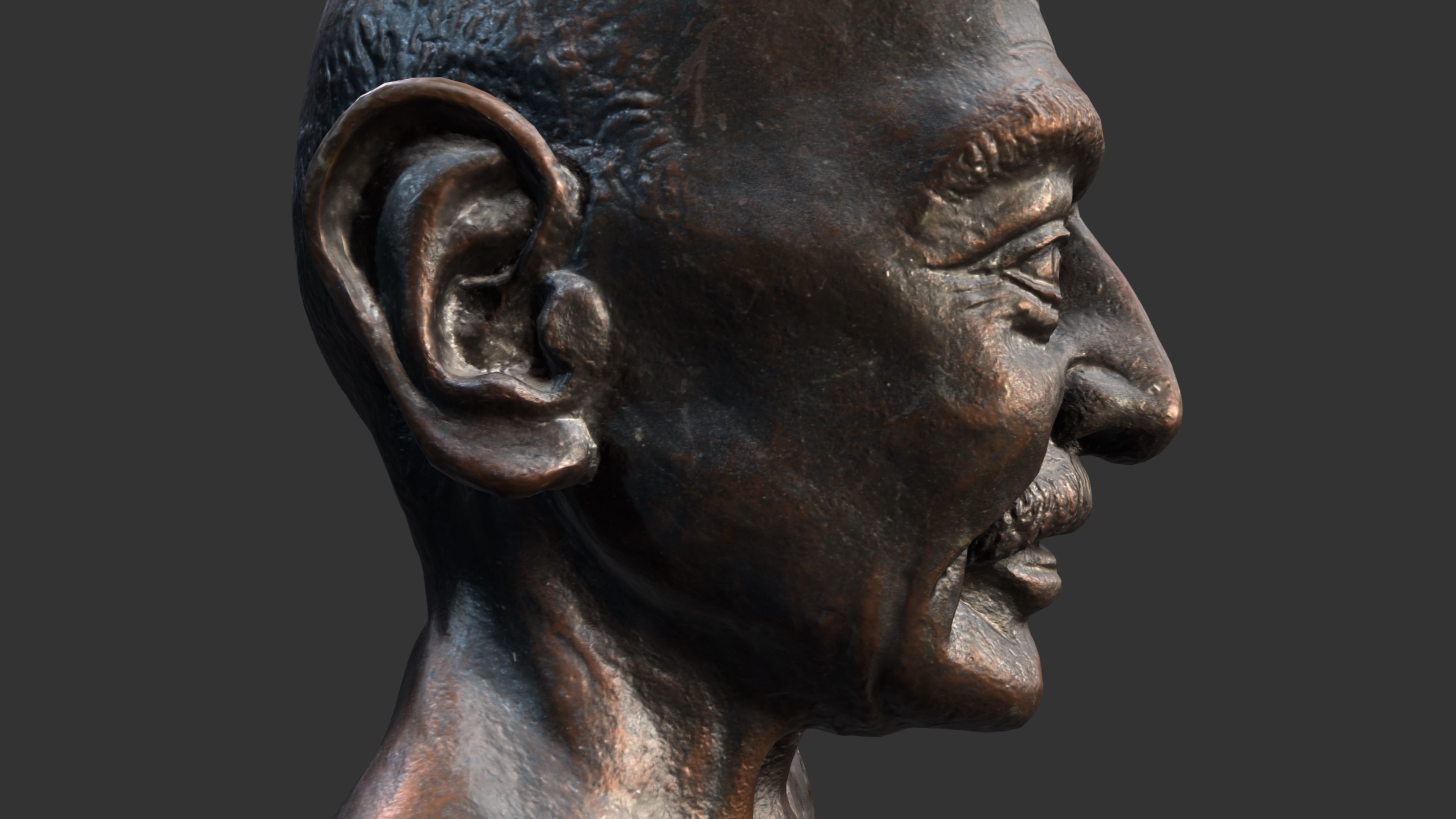 Gandhi by Enrique Garcia 3DP 3D print model_13