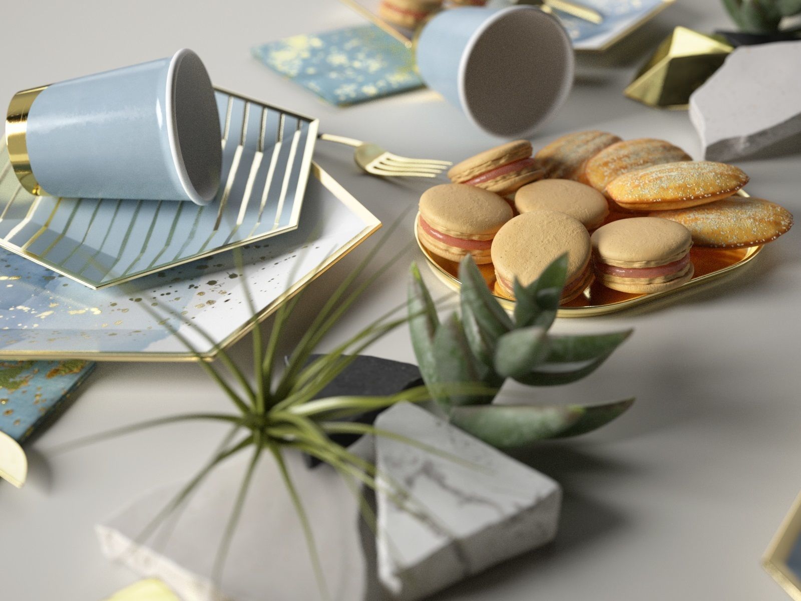 Malibu Top Set 3D model_1