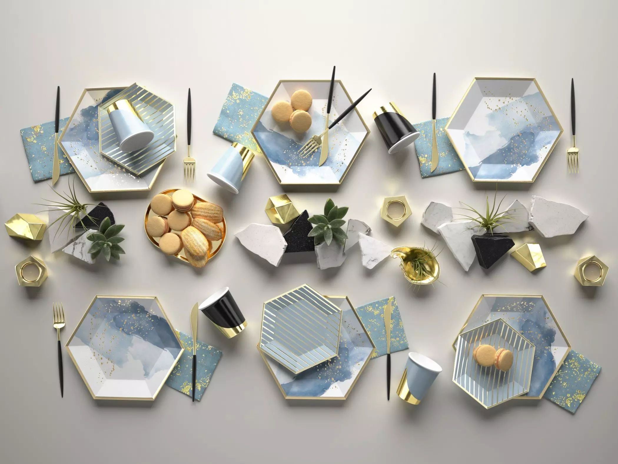 Malibu Top Set 3D model_0