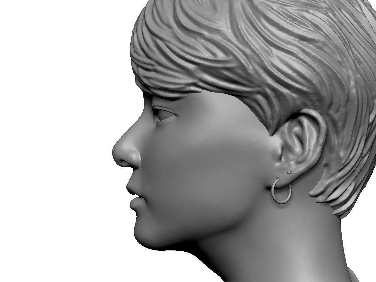 BTS Jungkook 3D print model_11