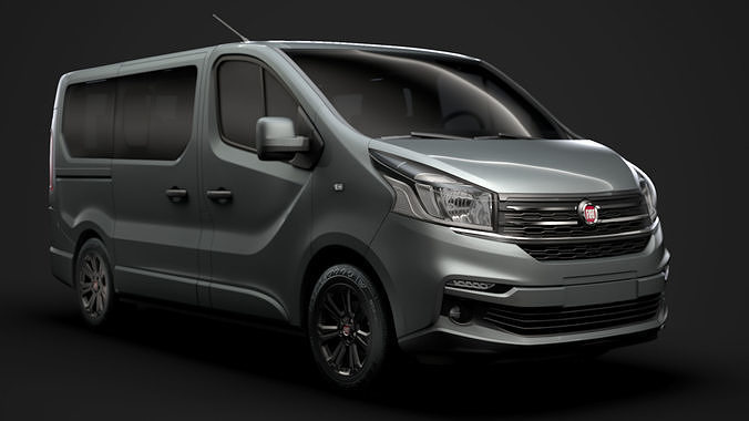 Fiat Talento Minibus SpaceClass 2020 3D model