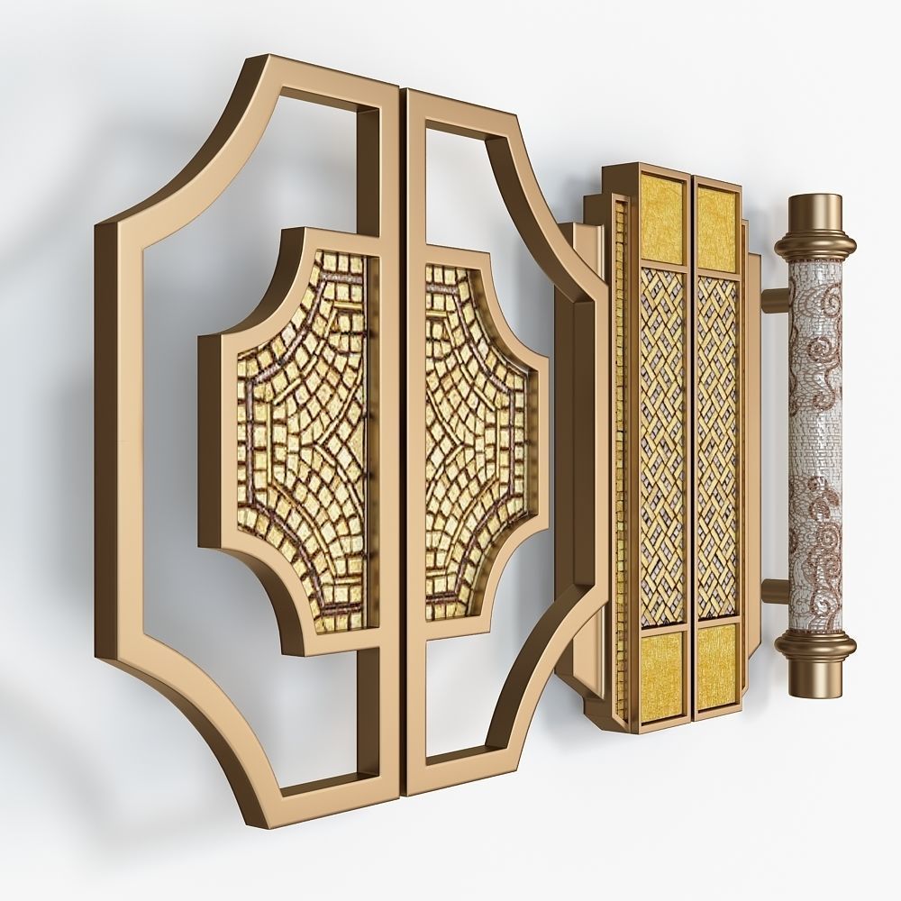 Door knobs sicis 3D model_1