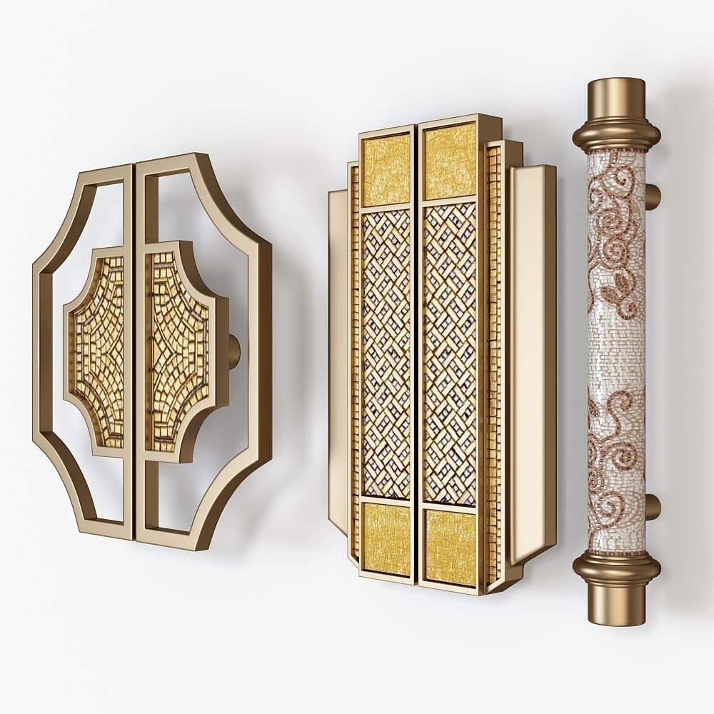 Door knobs sicis 3D model_2