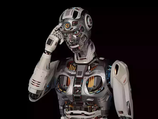 Robot Man 2 Rigged FULL EDITION 3D model