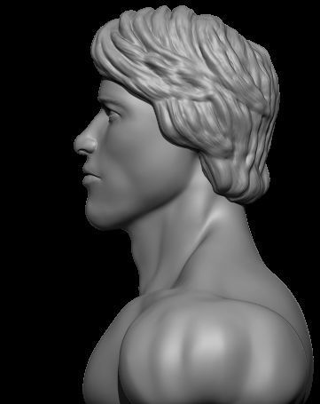 Arnold bust Free 3D print model_2