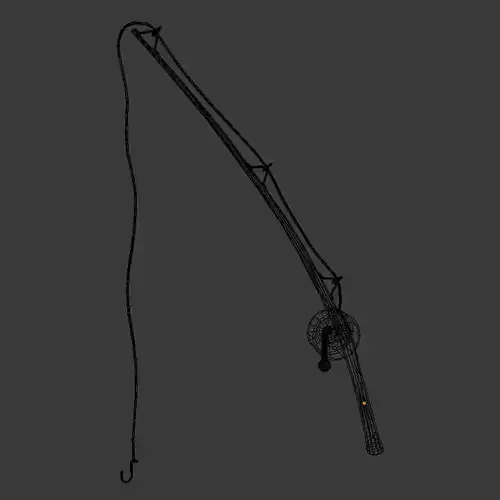 cartoon fishingpole