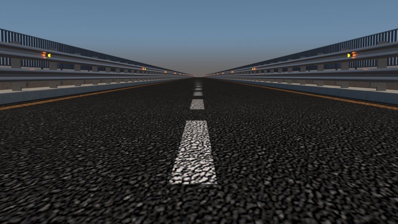 Bridge section Tileable Low-poly 3D model_1