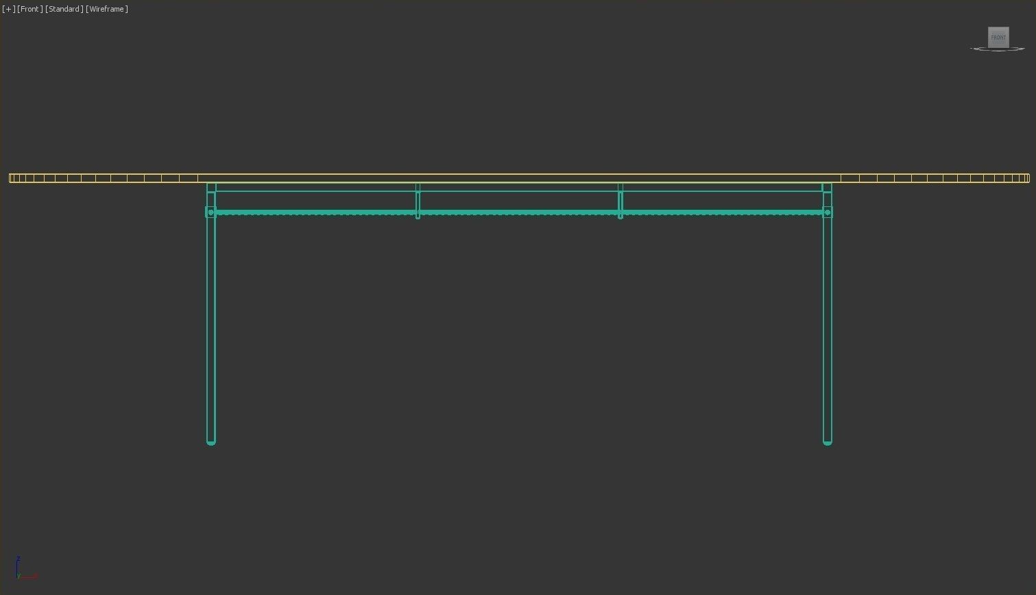 Palmia Dining Table - 3ds Max 3D model_38