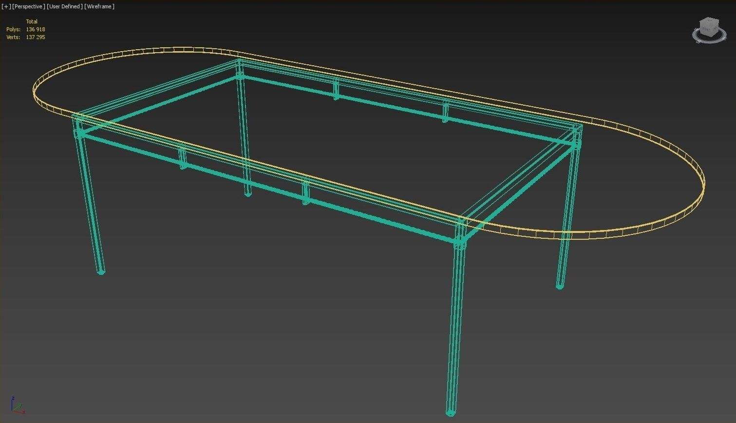 Palmia Dining Table - 3ds Max 3D model_40