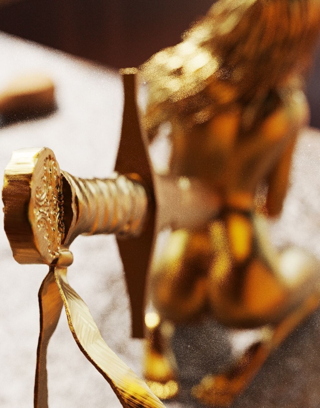 Impaled girl 3D print model_5