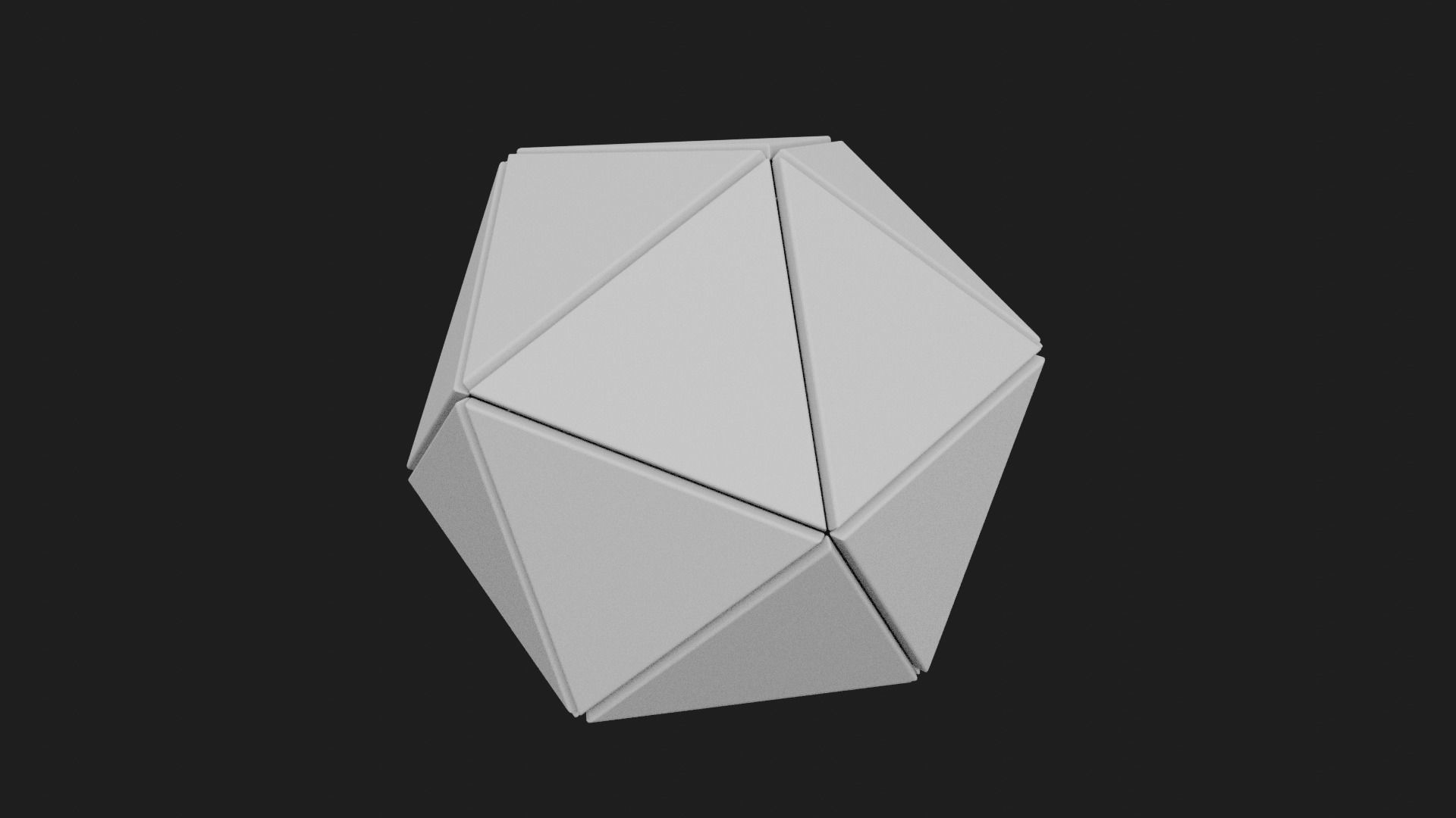 Ico Sphere decoration Free 3D print model_2
