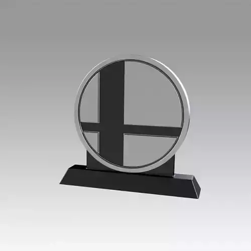 Smash Coin Trophy 3D print model