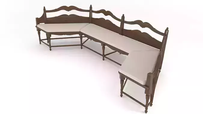 Kitchen Bench - 3ds Max