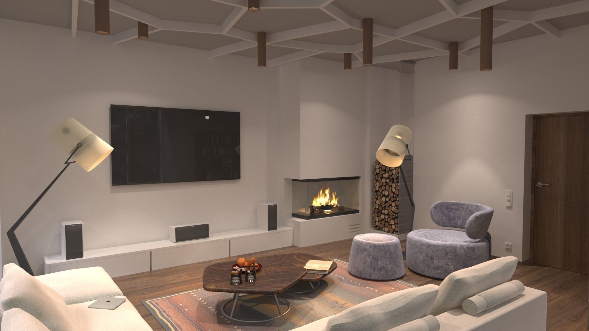 modern interior 3D model_1