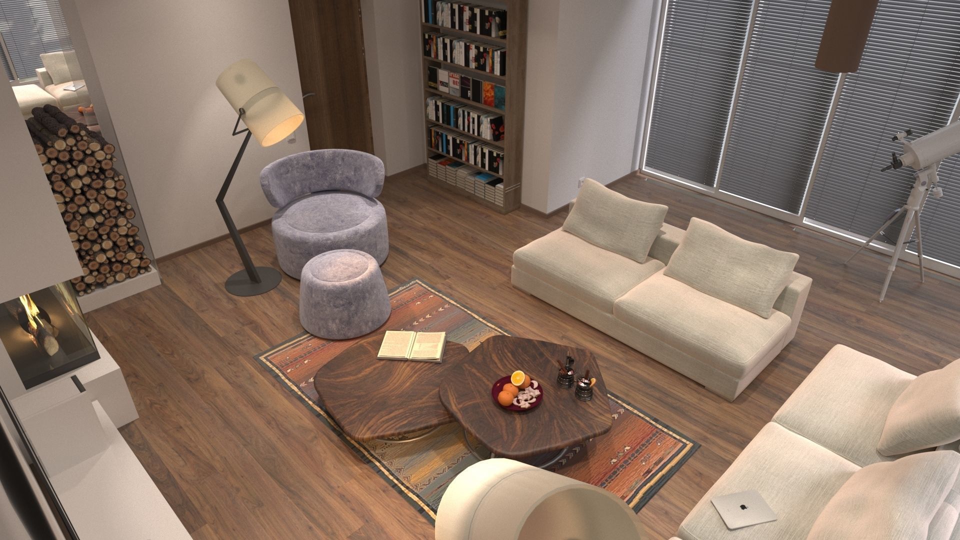 modern interior 3D model_7