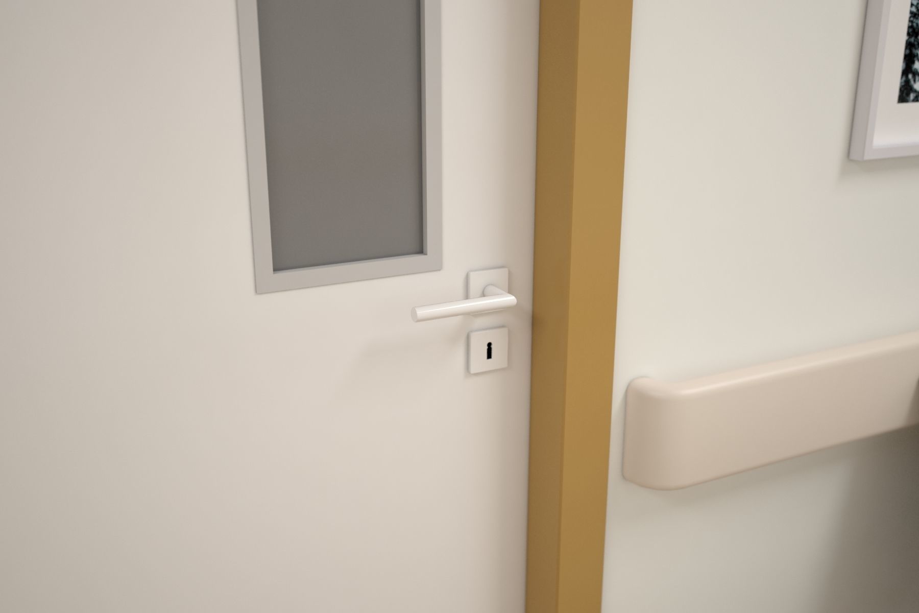 Hospital Hall V3 3D model_15