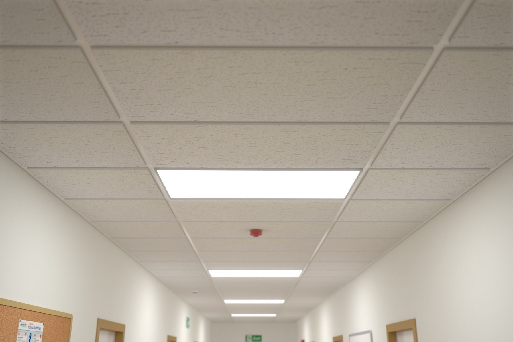 Hospital Hall V3 3D model_11