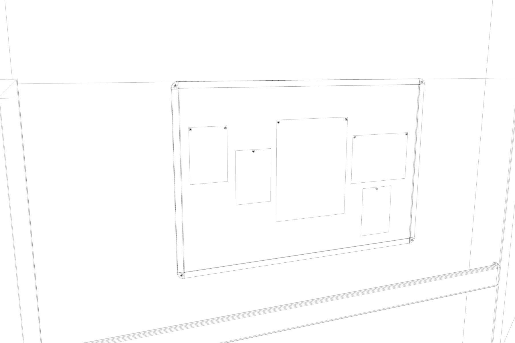 Hospital Hall V3 3D model_20