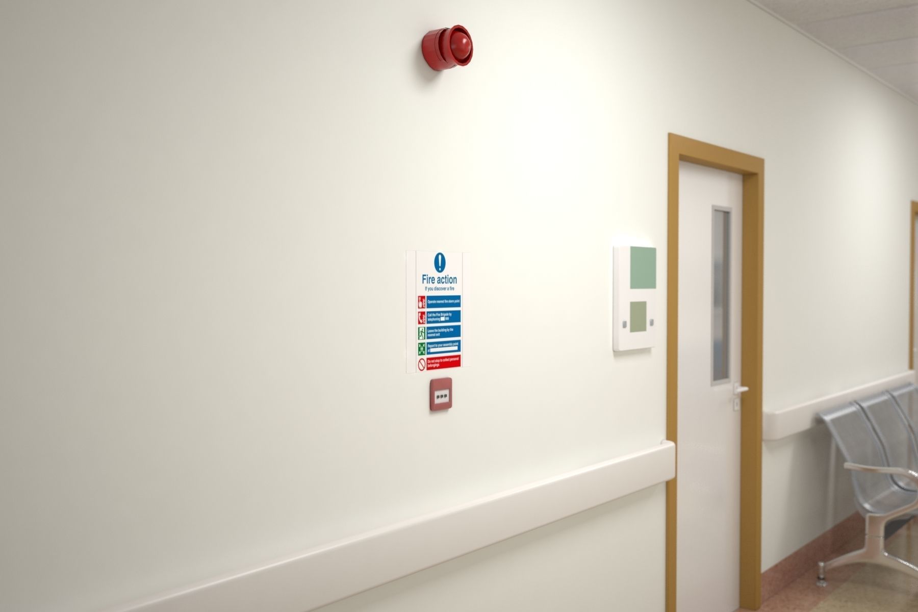 Hospital Hall V3 3D model_14