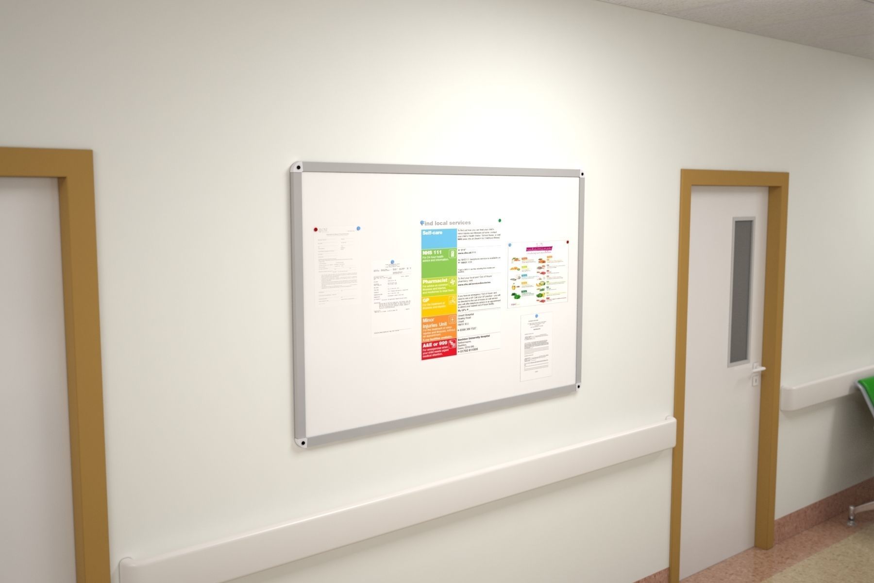 Hospital Hall V3 3D model_13