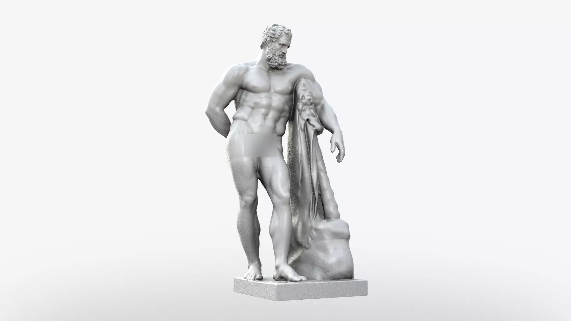 Farnese Hercules Statue 3D print model_0