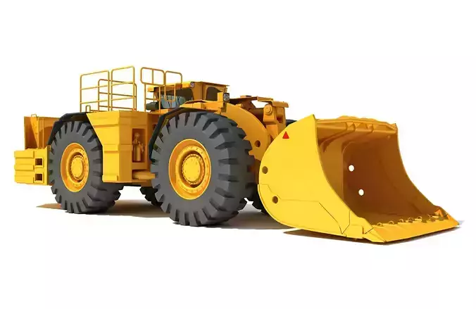Underground Mining Hard Rock Loader 3D model