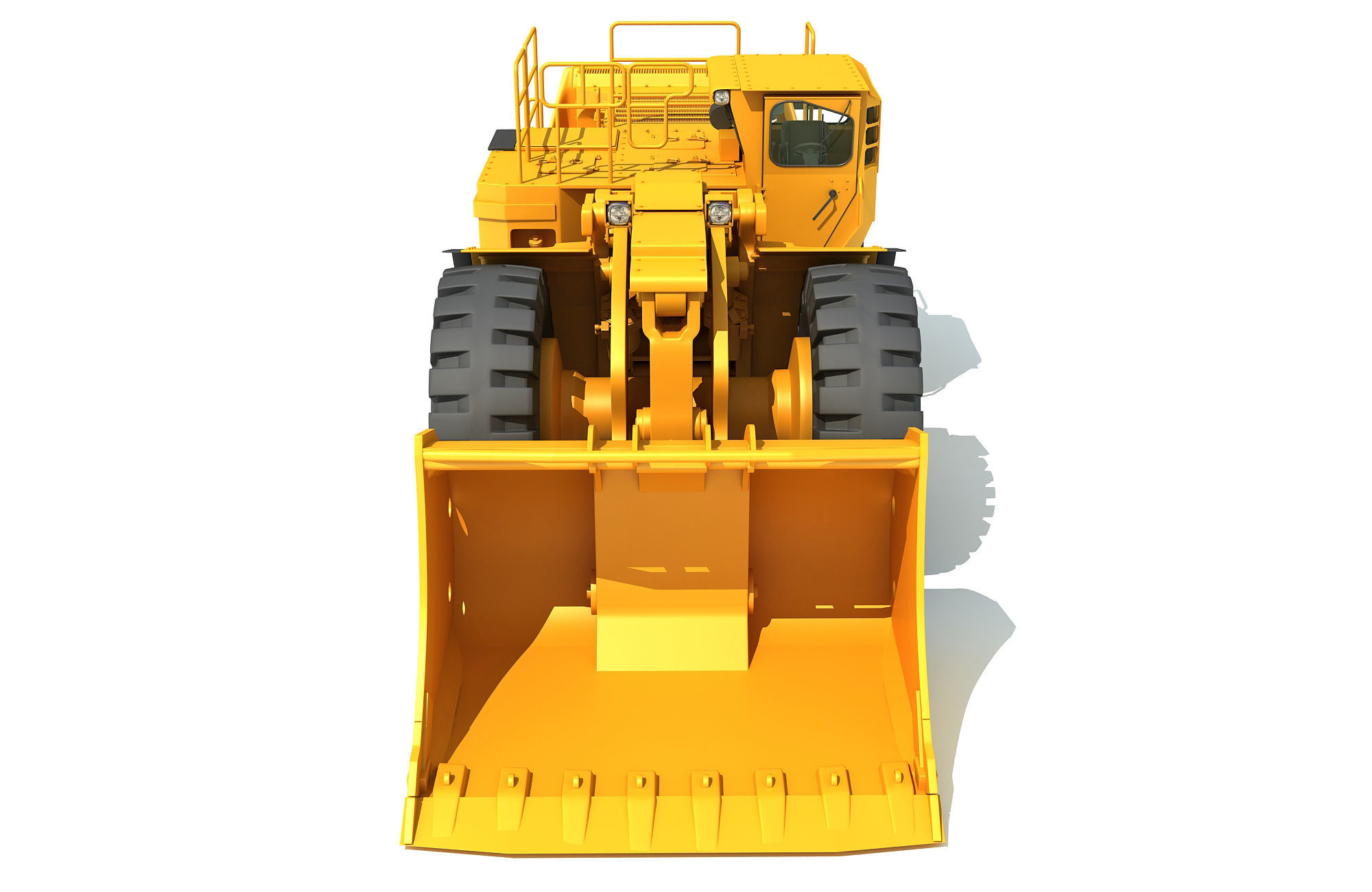Underground Mining Hard Rock Loader 3D model_7