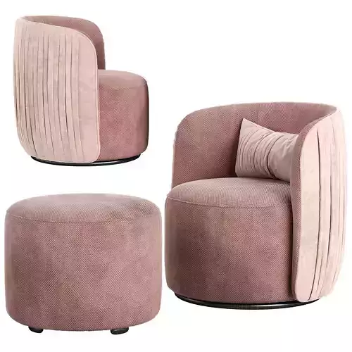 Ditre italia Chloe Luxury armchair 3D model