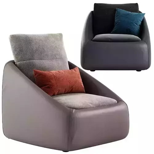 Ditre italia Bend armchair 3D model